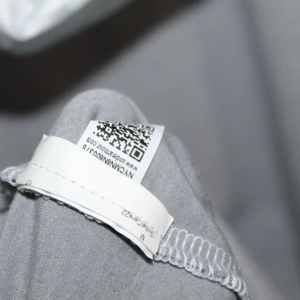 Under Armour Sportstyle Wind Anorak White Gray Hooded Pullover Large H11990 - Picture 8 of 11